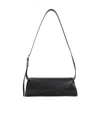Jil Sander Sm Cannolo Shoulder Bag In Black