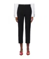 Jil Sander Black Flared Trousers In Black