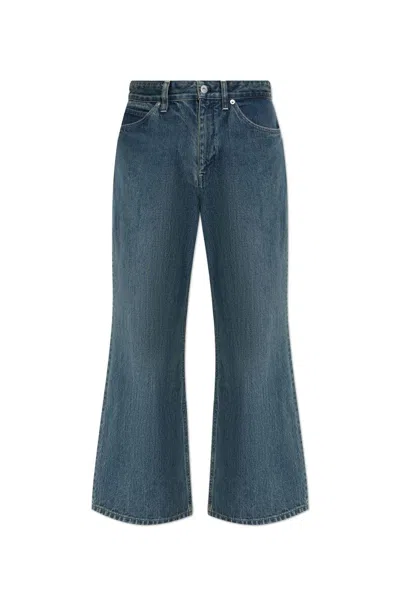JIL SANDER JIL SANDER+ FLARED CROPPED JEANS