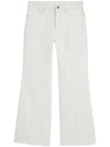 Jil Sander Flared Jeans In White
