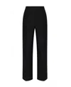 Jil Sander Flared-leg Tailored Trousers In Black