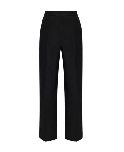 Jil Sander Flared-leg Tailored Trousers In Black