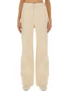 Jil Sander Flared Pants In Beige