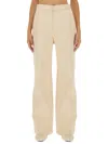 Jil Sander Flared Pants In Ivory