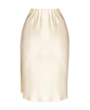Jil Sander Flared Midi Skirt In White