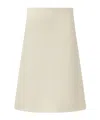 Jil Sander High Waist Flared Midi Skirt In Nude