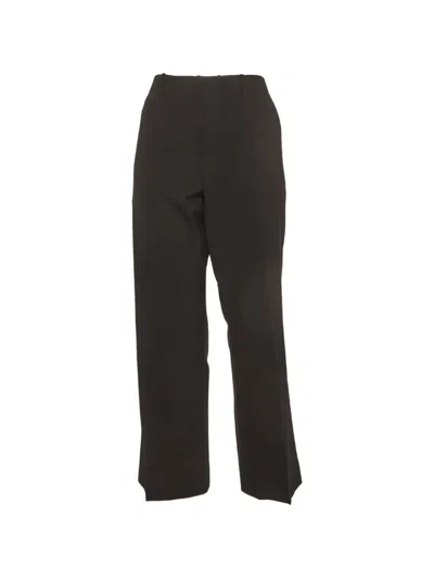 Pre-owned Jil Sander Flared Trousers In Brown