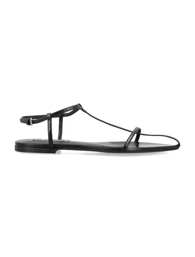JIL SANDER JIL SANDER FLAT CAGE SANDALS