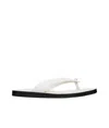 Jil Sander Flat Flip Flops In White