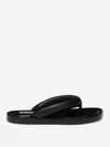 Jil Sander Leather Slides In Padded Strap