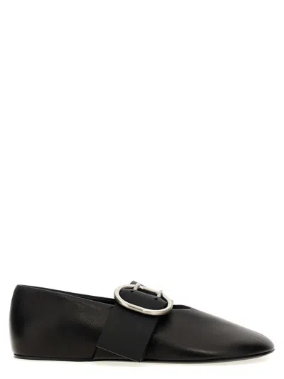 JIL SANDER JIL SANDER BUCKLE BALLET FLATS