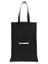 Jil Sander 'flat Shopper' Large Shopping Bag In Black