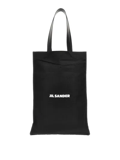 JIL SANDER FLAT SHOPPER LARGE SHOPPING BAG