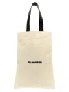 Jil Sander Flat Shopper Large Shopping Bag In Neutral