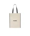 Jil Sander Medium Flat Shopping Bag In Nude