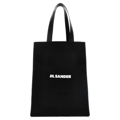 Pre-owned Jil Sander Flat Shopper Tote Bag � Black