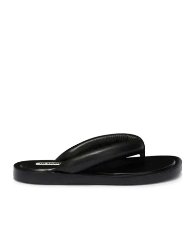 JIL SANDER LEATHER SLIDES