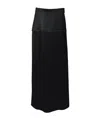Jil Sander Floor-length Straight Skirt In Black