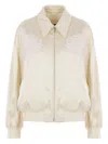 Jil Sander Floral-embroidered Bomber Jacket