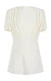 Jil Sander Floral Jacquard Top In White