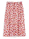 Jil Sander Floral-print Midi Skirt