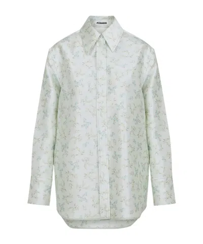 JIL SANDER FLORAL-PRINT SHIRT