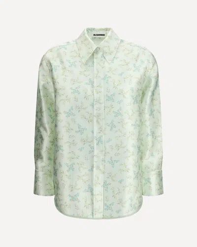 JIL SANDER FLORAL-PRINT SHIRT