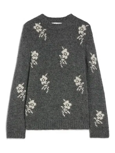 JIL SANDER FLORAL SWEATER