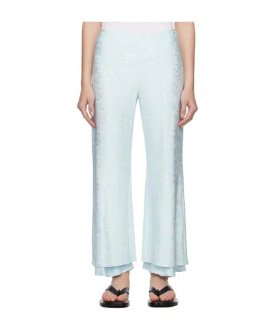 Jil Sander Flower Jacquard Trousers