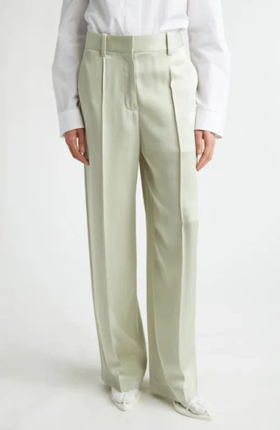 Jil Sander Fluid Tailored Pants In Green