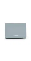 Jil Sander Folded Card Holder Steel