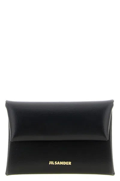 Jil Sander 'folded' Purse In Black