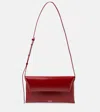 Jil Sander Small Folded Clutch Bag In Cedar Red