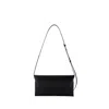Jil Sander Folded Small Crossbody - Leather - Black In Black