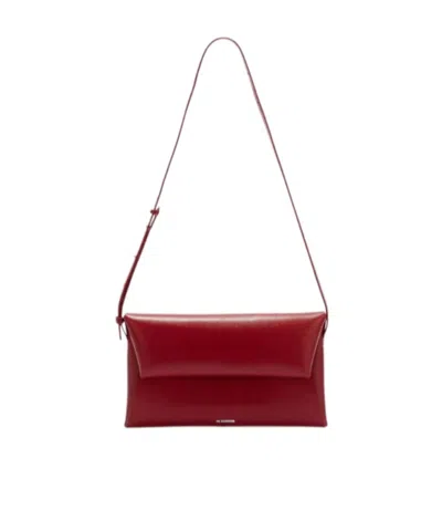 JIL SANDER FOLDED SMALL SHOULDER BAG