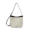 Jil Sander Canvas Tote Bag With Adjustable Strap And Contrast Trim In Multicolor