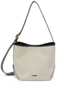Jil Sander Canvas Tote Bag With Adjustable Strap And Contrast Trim In Nude
