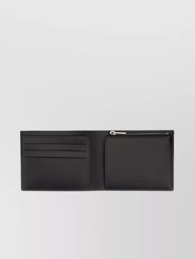 Jil Sander Folded Wallet Bi-fold Design In Black