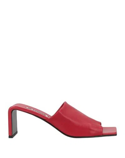 Jil Sander Footwear - Sandals In Red