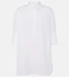 Jil Sander Friday Collared Relaxed Silhouette In White