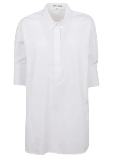 Jil Sander Friday Cotton Shirt In White