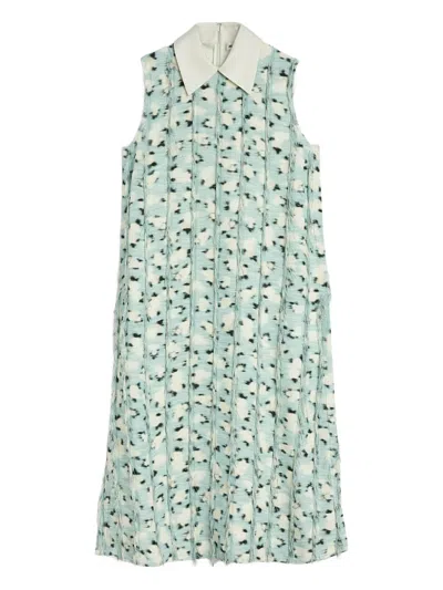 Jil Sander Fringe-detailing Midi Dress