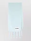 Jil Sander Fringed Scarf Soft Texture