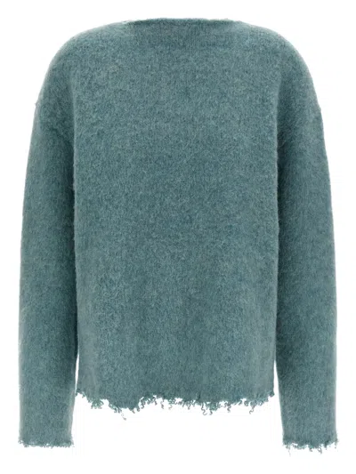 JIL SANDER FRINGED SWEATER
