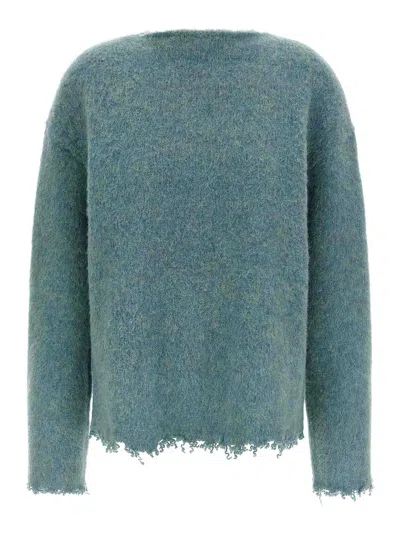 JIL SANDER FRINGED SWEATER