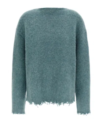 JIL SANDER FRINGED SWEATER