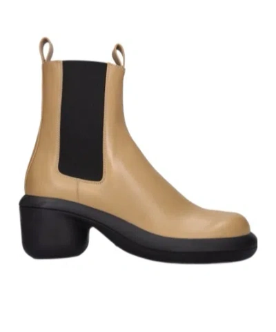 Jil Sander Front And Rear Lever Ankle Boots In Multi