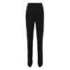 Jil Sander Front Slit Pants In Blue