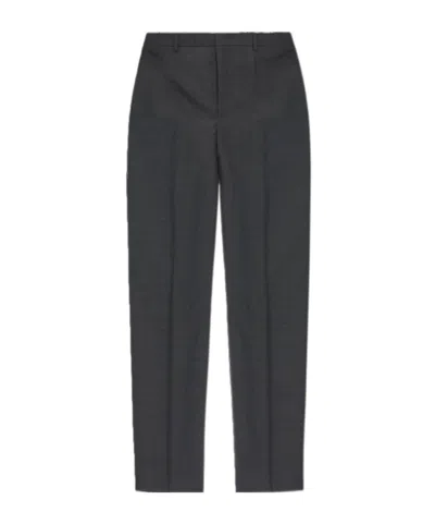 Jil Sander Front-pleated Casual Pants In Black