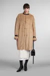 Jil Sander Single Breasted Trench Coat With Leather Belt At Collar And Cuff